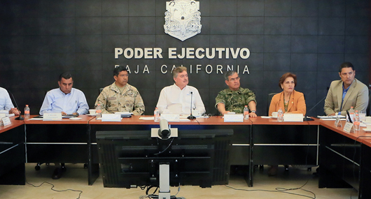 RATIFICA GRUPO COORDINACIÓN LA APLICACIÓN DE LOS ESQUEMAS DE SEGURIDAD EN BAJA CALIFORNIA
