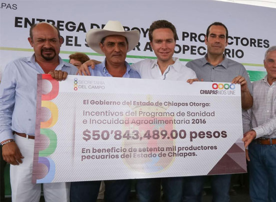 70 mil productores pecuarios recibirán incentivos del Programa de Sanidad