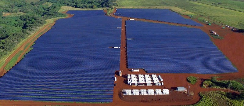 Tesla instala granja solar en Hawaii 