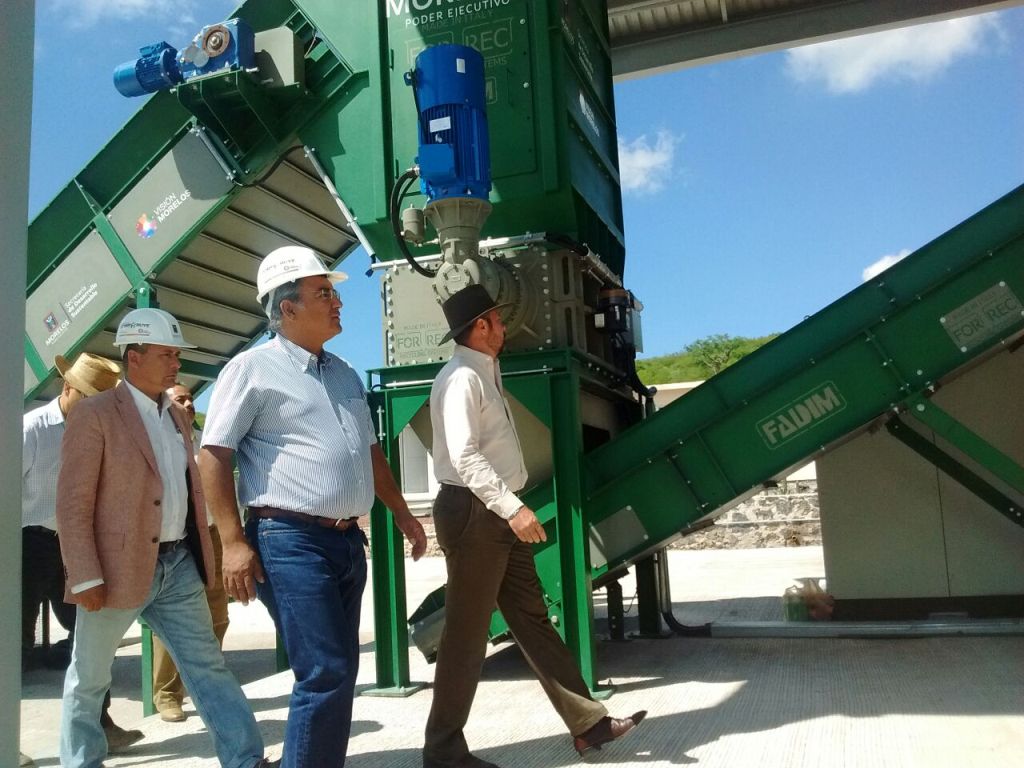 Entregan plantas de valorización de residuos sólidos urbanos en Tlaltizapán y Yecapixtla