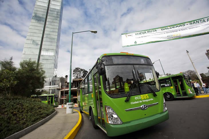 Entrega MM 80 autobuses para LÃ­nea 1 de EcobÃºs Ruta Santa Fe â€“ Balderas
