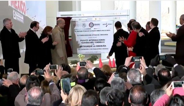 Inauguración del Puerto Fronterizo Guadalupe-Tornillo y Entronque La Ribereña