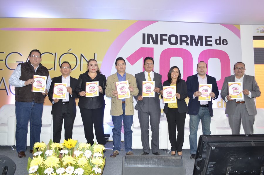 Carlos Estrada presentó su Informe de 100 Días  de Gobierno al frente de la Delegación Iztacalco