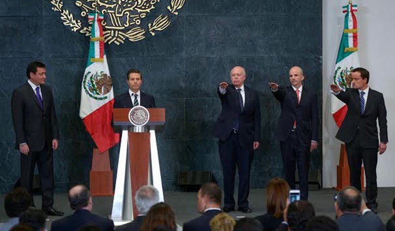 El Presidente Enrique Peña Nieto designó a nuevos titulares de la Secretaría de Salud, IMSS y PEMEX