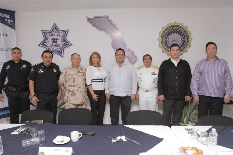 El gobernador se reunió con el Grupo de Coordinación en materia de seguridad de Baja California Sur