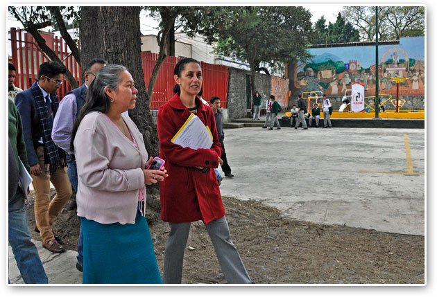 Supervisa Claudia Sheinbaum obras realizadas en primeros meses de gobierno