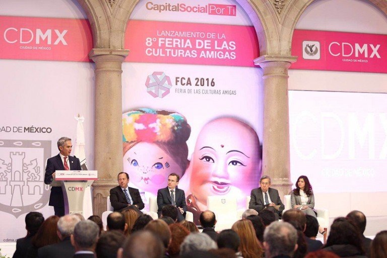 Anuncia Jefe de Gobierno octava edición de la Feria de las Culturas Amigas