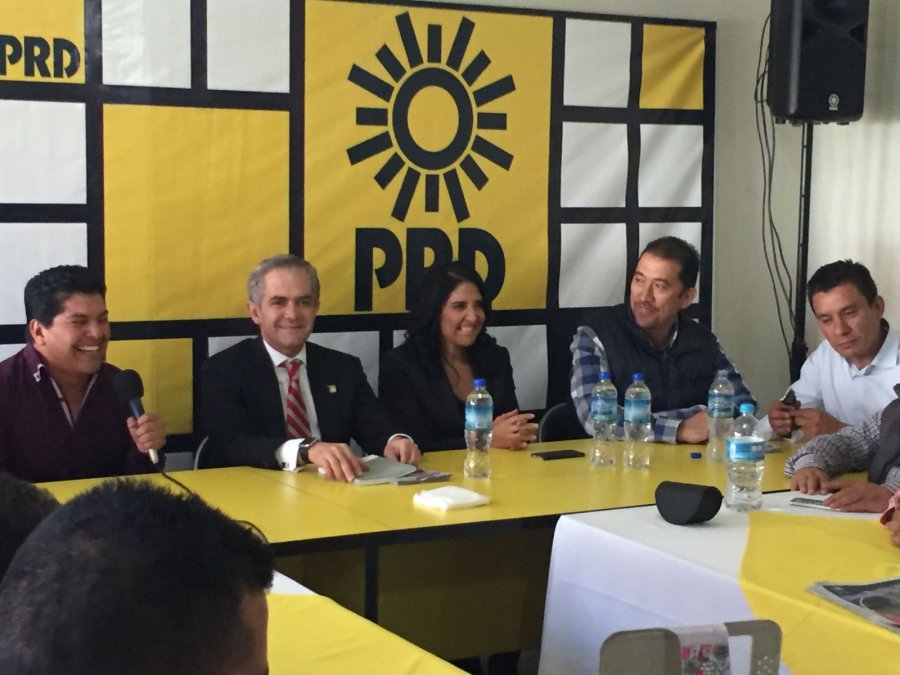 PRD Durango recibe y respalda a Miguel Angel Mancera