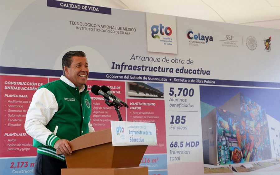 Más de 350 millones de pesos para educación básica, media superior y superior de Celaya: Miguel Márquez Márquez.