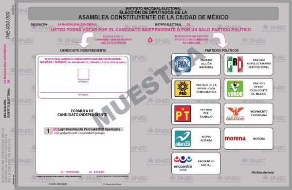 ESTÁN LISTAS LAS BOLETAS PARA LA ELECCIÓN DEL CONSTITUYENTE