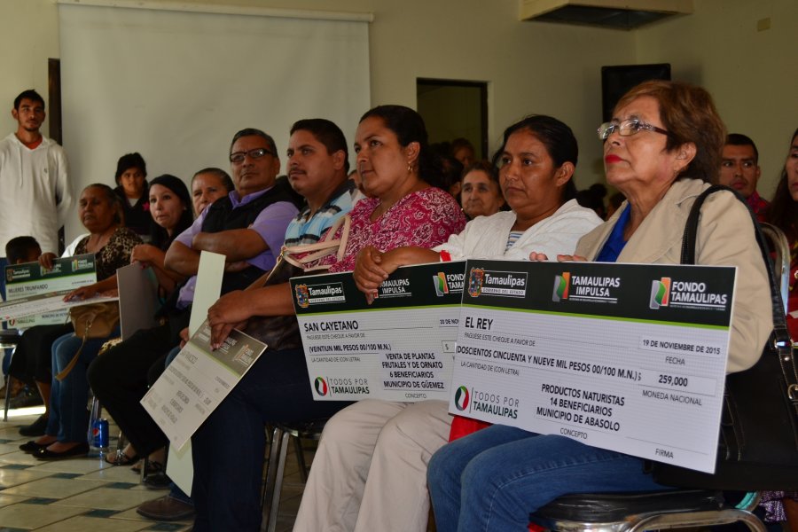 Entrega Fondo Tamaulipas más de nueve millones de pesos
