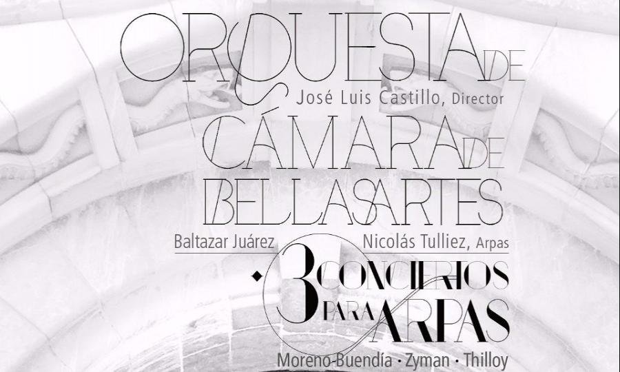 Baltazar Juárez y José Luis Castillo presentarán el disco Tres estrenos mundiales de obras para arpa