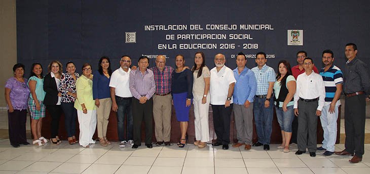 Instalan en Armería Consejo Municipal de Participación Social en la Educación