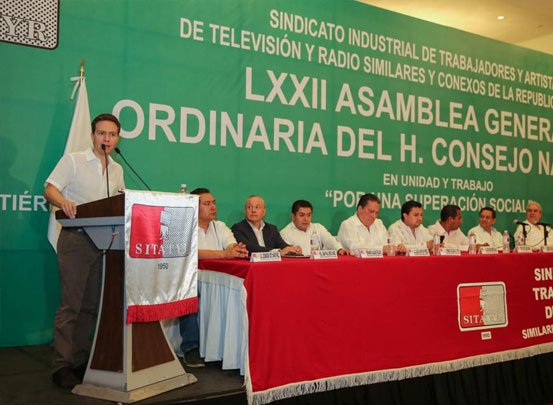 Inaugura Velasco trabajos de la LXXII Asamblea Ordinaria del Sitatyr