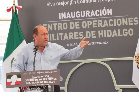 Refrenda Rubén Moreira compromiso de combatir el narcotráfico