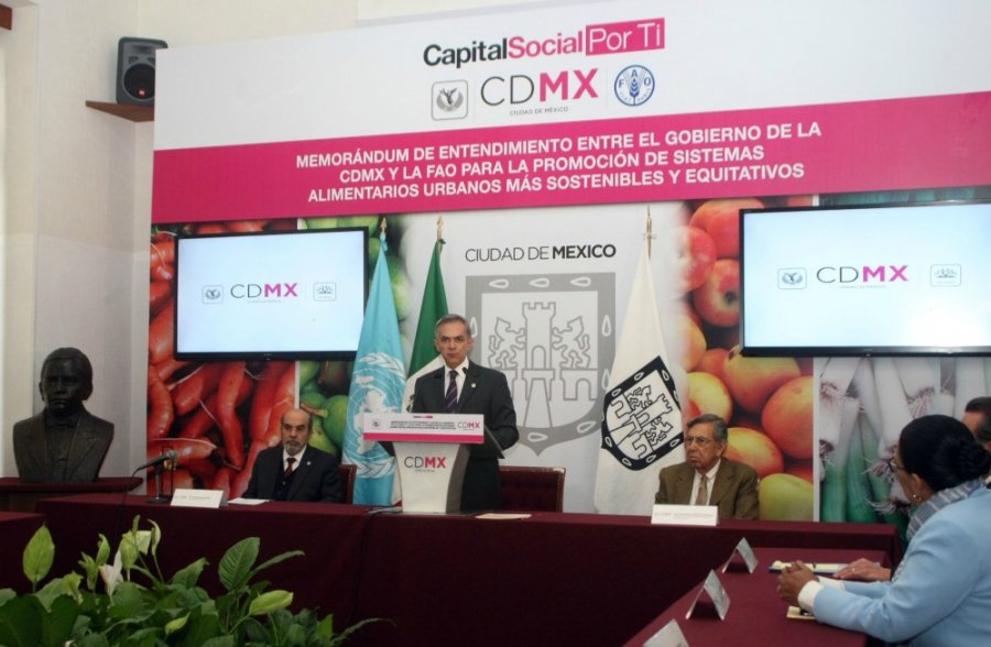 Anuncia Jefe de Gobierno cero desperdicio de alimentos en la CDMX