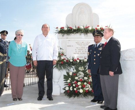 Rinden Estado y Fuerza Aérea, homenaje al Piloto Aviador Gustavo Adolfo Salinas Camiña
