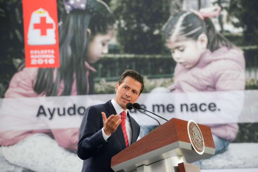 Inicio de la Colecta Nacional 2016 de la Cruz Roja Mexicana