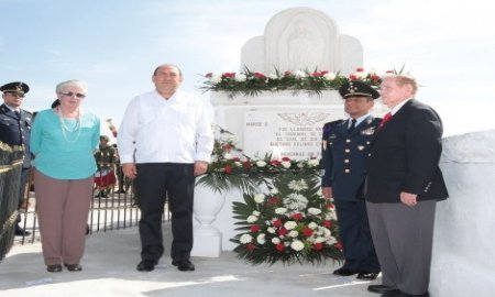 Rinden Estado y Fuerza AÃ©rea, homenaje al Piloto Aviador Gustavo Adolfo Salinas CamiÃ±a