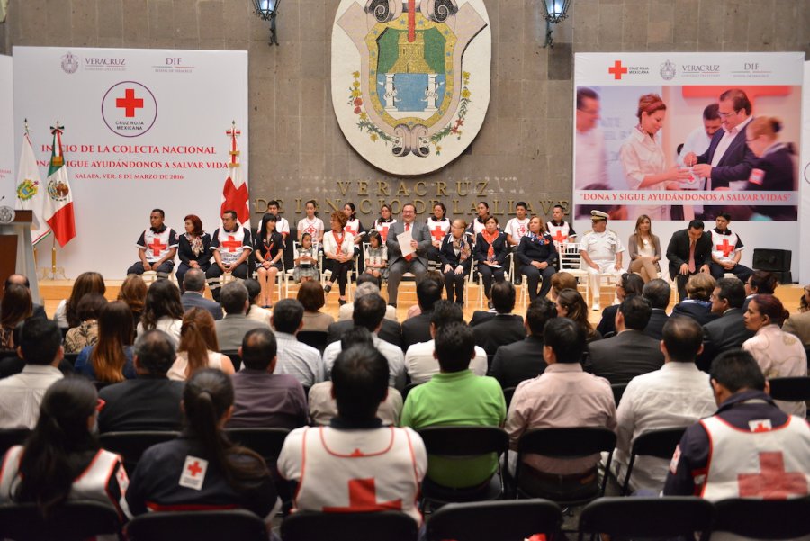 Inicia Veracruz colecta anual en beneficio de la Cruz Roja Mexicana