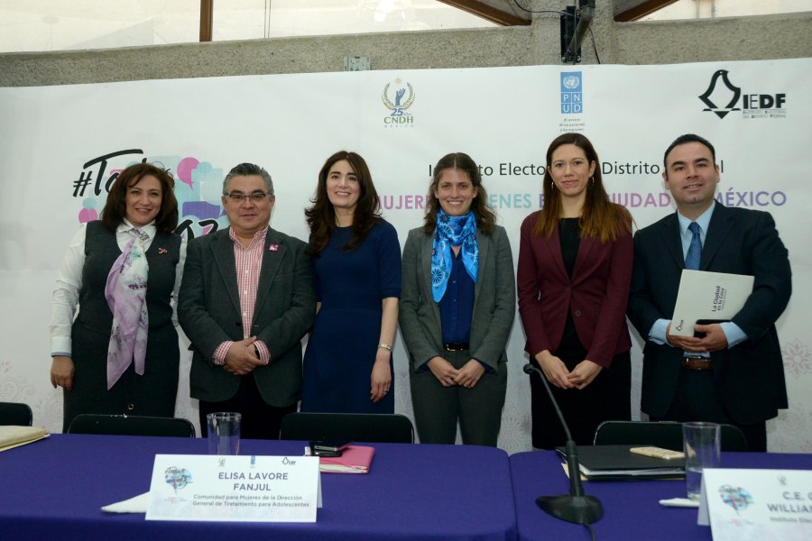 Inicia IEDF foro Mujeres Jóvenes #Todas en una Voz,  en conmemoración del Día Internacional de la Mujer