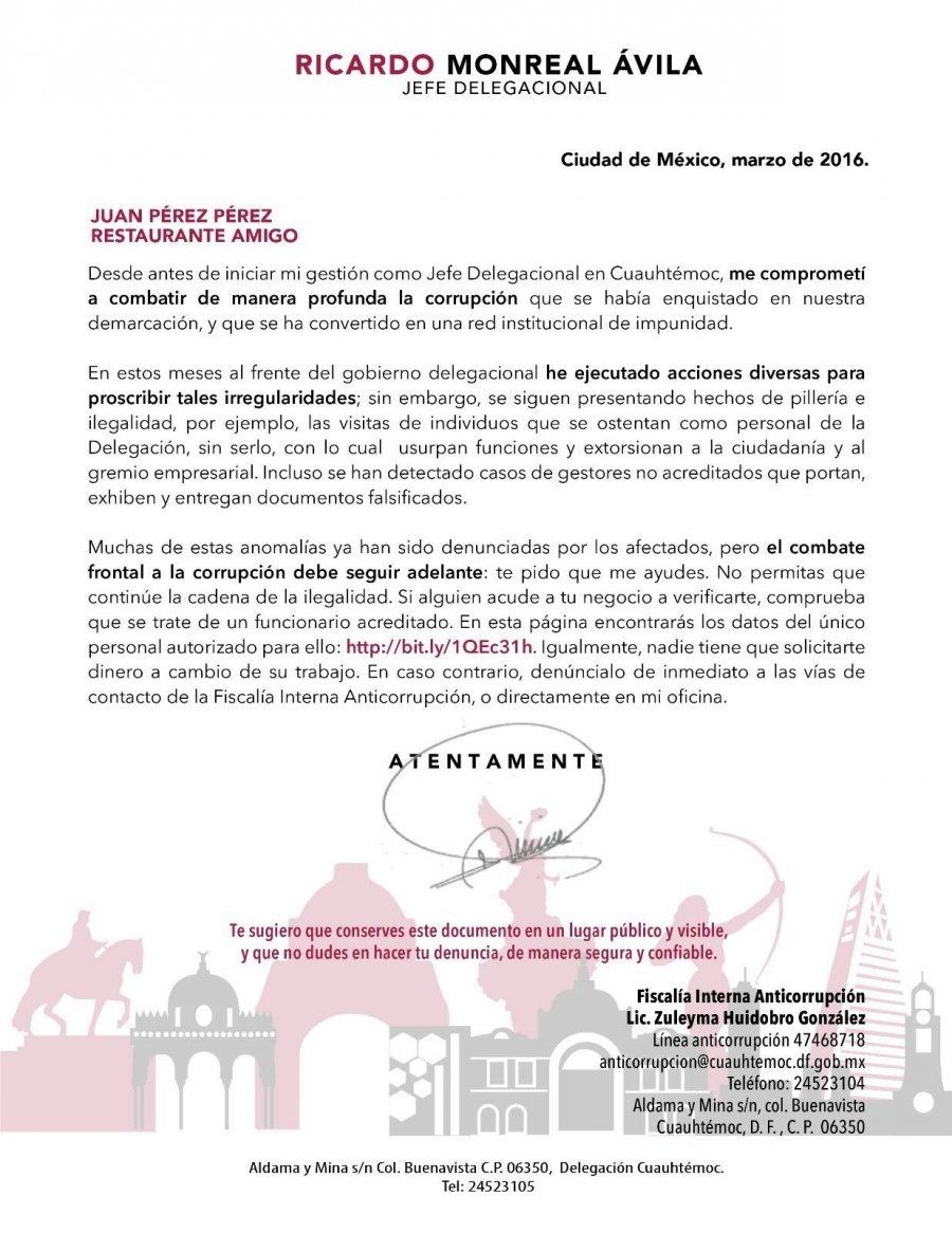 Cuauhtémoc impulsa con el INVEADF programa de orientación para establecimientos mercantiles