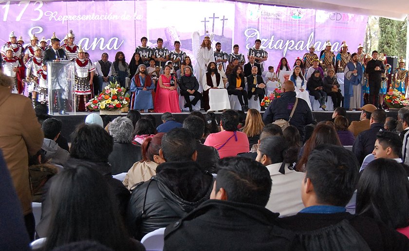 PRESENTAN PREPARATIVOS Y PERSONAJES PARA LA 173Aa REPRESENTACIÓN DE LA PASIÓN DE CRISTO EN IZTAPALAPA