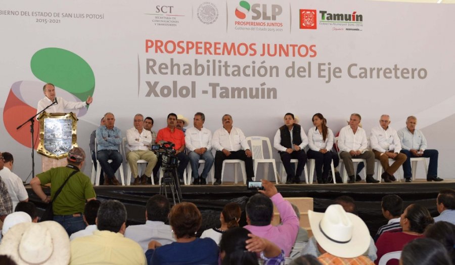 65 MDP PARA REHABILITAR EJE XOLOL-TAMUÍN Y FORTALECER DESARROLLO DE LA HUASTECA