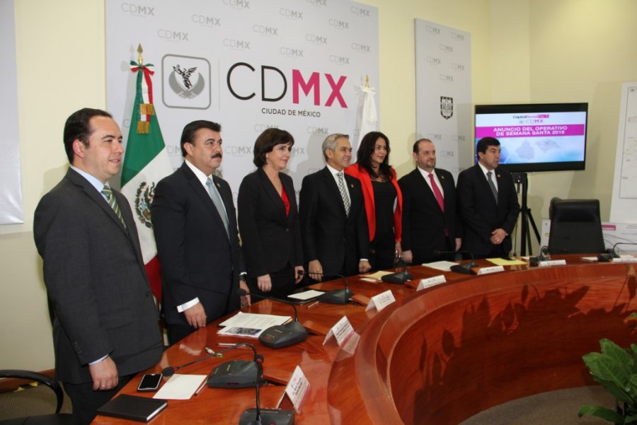 Presenta Jefe de Gobierno Operativo Semana Santa 2016