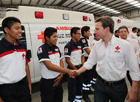 Exhorta Manuel Velasco a participar en la Colecta Nacional de la Cruz Roja