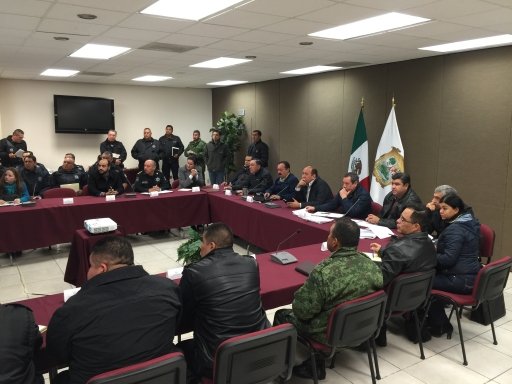 Encabeza Gobernador Rubén Moreira Valdez reunión de seguridad