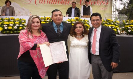 La DelegaciÃ³n Iztacalco celebrÃ³ el matrimonio colectivo de 294 parejas
