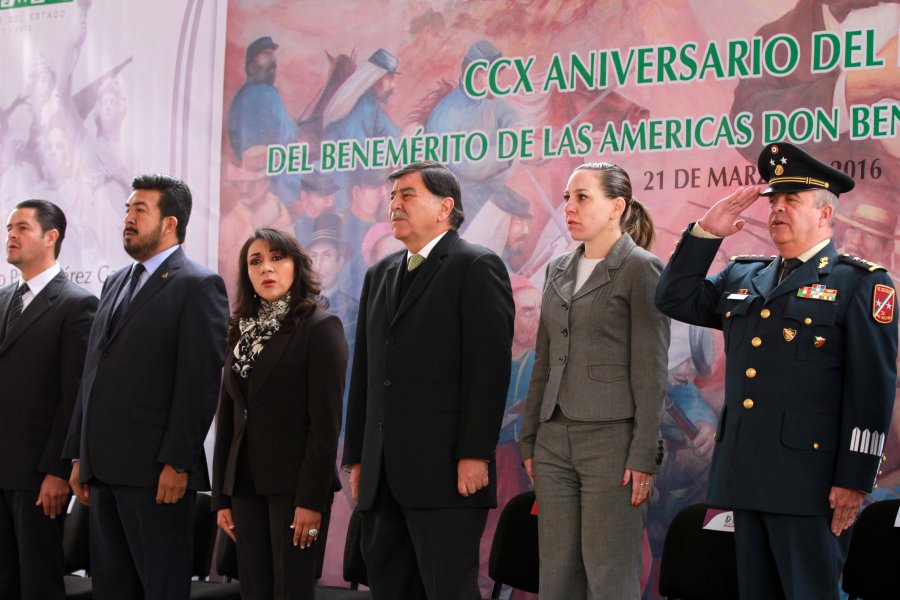 ENCABEZA GOBERNADOR CEREMONIA POR EL 210 ANIVERSARIO DEL NATALICIO DE BENITO JUÁREZ