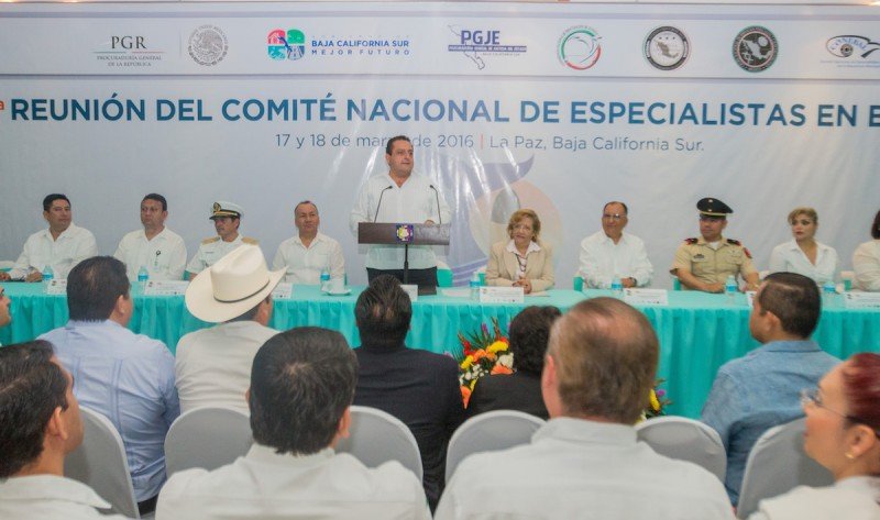 Inaugura Gobernador la 10Aa reunión del Comité Nacional de Especialistas en Balística 2016 en La Paz