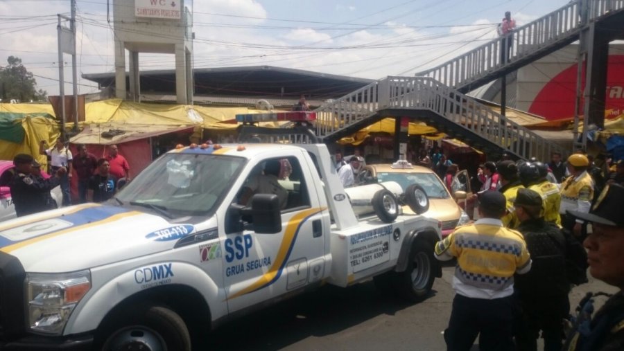 Continúan reordenamiento a transporte público en CETRAM San Lázaro; se remitió a 6 taxis