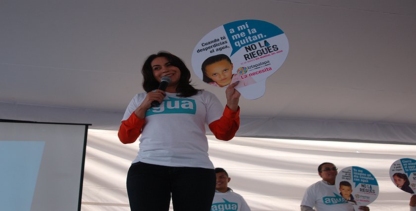 ARRANCA CAMPAÑA NO LA RIEGUES IZTAPALAPA LA NECESITA