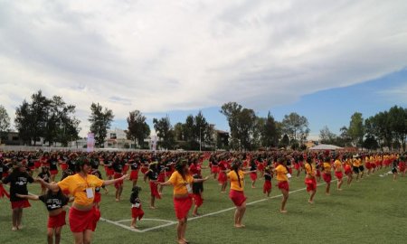 GUSTAVO A. MADERO RUMBO AL RÃ‰CORD GUINNESS DE DANZA POLINESIA