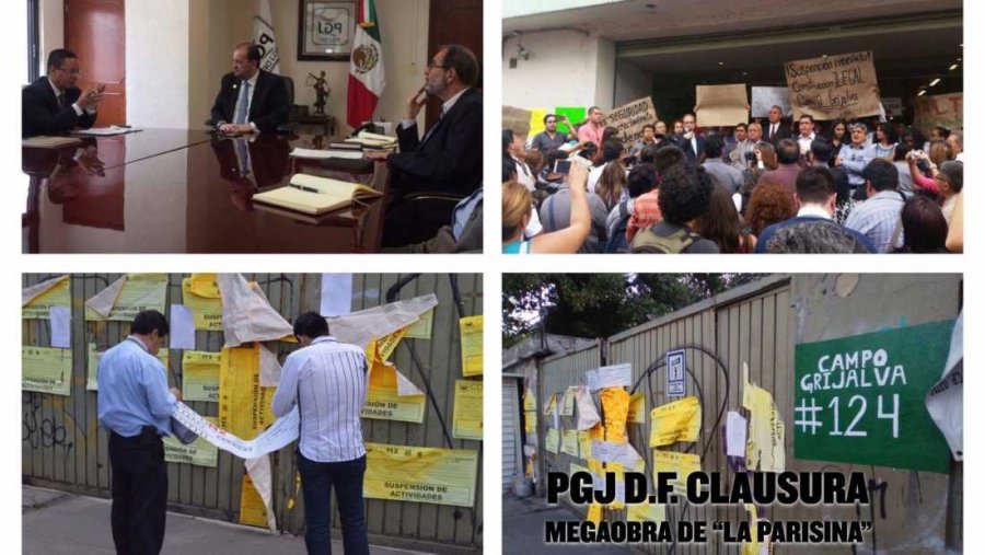 PGJ D.F. Clausura Megaobra de a€œLa Parisinaa€