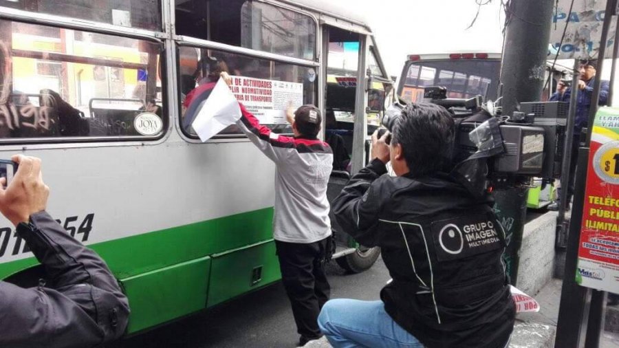 SEMOVI REMITE Y SUSPENDE A UNIDADES DE TRANSPORTE PÚBLICO EN OPERATIVO DE REORDENAMIENTO