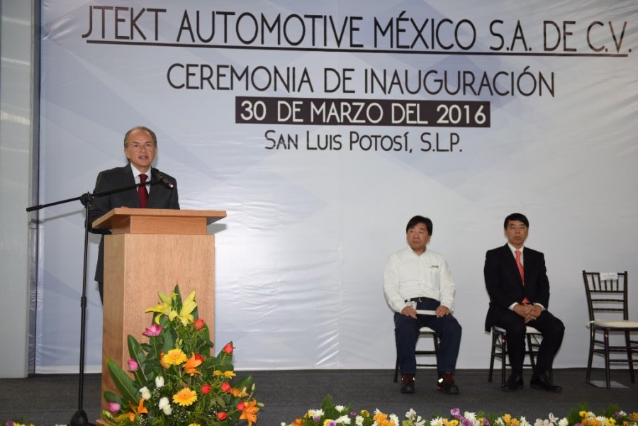 INAUGURA JM CARRERAS EMPRESA JAPONESA DE AUTOPARTES 