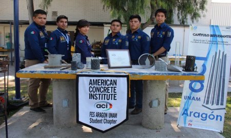 PREMIAN A ESTUDIANTES DE LA UNAM EN CERTAMEN INTERNACIONAL DE CONCRETO 