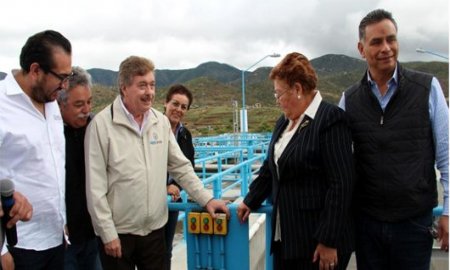 INAUGURÃ“ GOBERNADOR FRANCISCO VEGA PLANTA DE TRATAMIENTO DE AGUAS RESIDUALES DE FRANCISCO ZARCO
