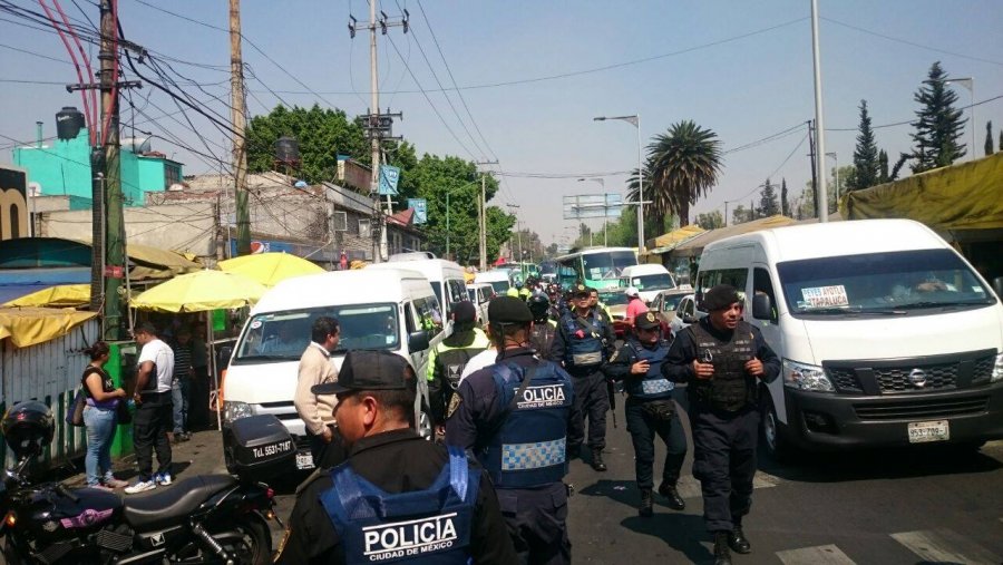 Operativo de verificación a transporte público en Blvd. Puerto Aéreo deja 15 unidades remitidas
