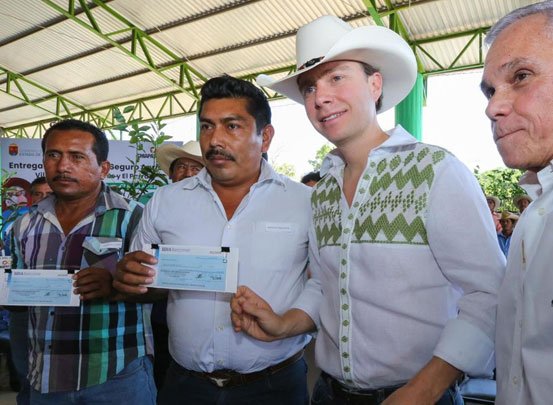 Apoya Velasco a productores para reactivar 3 mil 500 hectáreas de maíz en la Frailesca