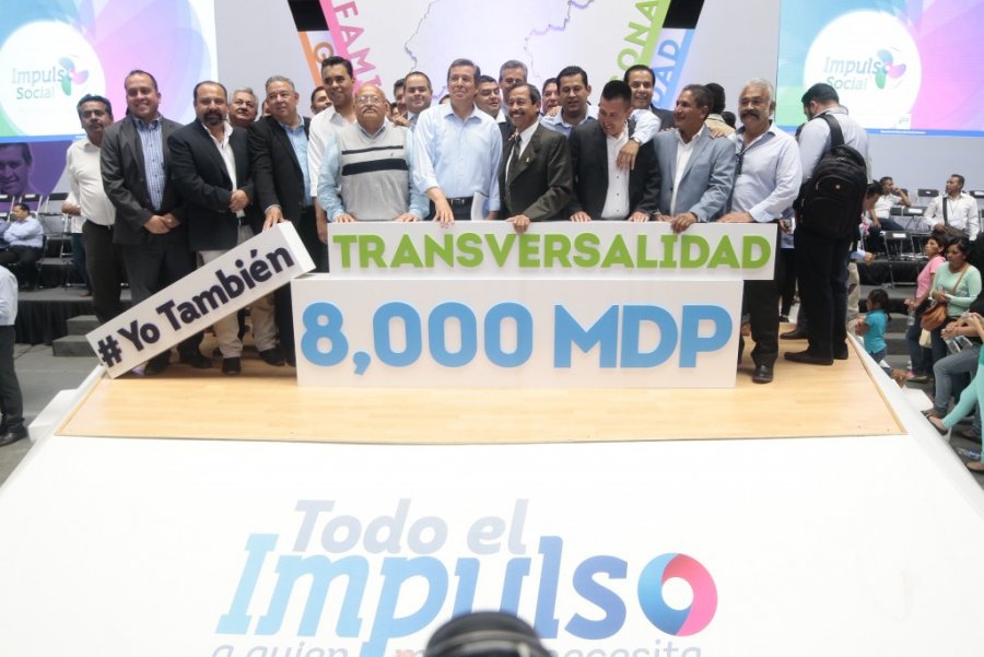 Más de 8 mil millones de pesos aplicará la Administración Estatal en el Programa Impulso Social.