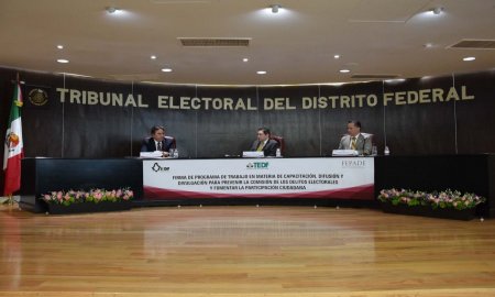 FIRMAN TEDF, IEDF Y FEPADE PROGRAMA PARA PREVENIR LA COMISIÃ“N DE DELITOS ELECTORALES Y FOMENTAR LA PARTICIPACIÃ“N CIUDADANA