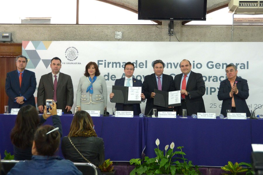 IEDF y ALDF trabajarán conjuntamente en actividades académicas en materia electoral, legislativa y de trasparencia