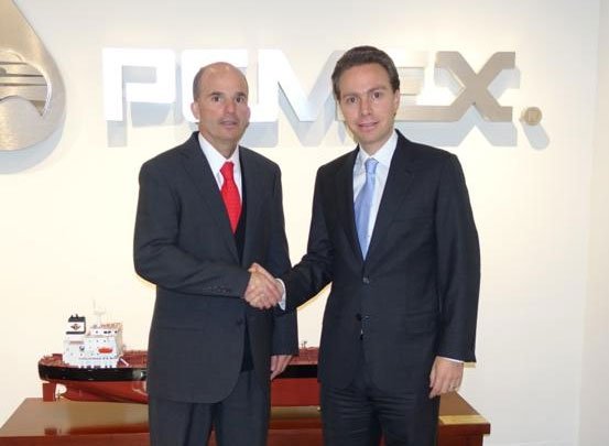 Velasco y Director de Pemex coinciden en pronta operación de nueva planta