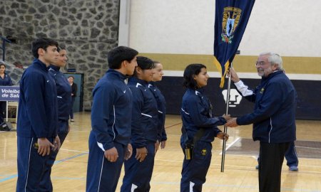 ABANDERA EL RECTOR AL EQUIPO QUE REPRESENTARÃ A LA UNAM EN LA UNIVERSIADA NACIONAL 