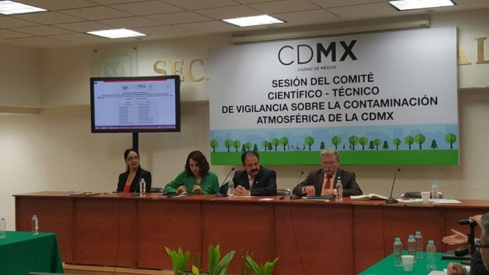 Se reúne Comité Científico-Técnico de Vigilancia sobre la Contaminación Atmosférica de la CDMX